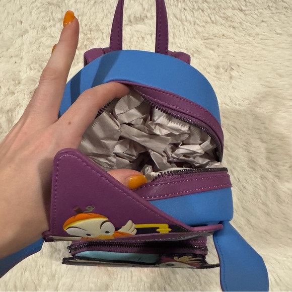 Stitch Loungefly Halloween Spooky Stories Witch Mini Backpack Purse NWT - Picture 6 of 6